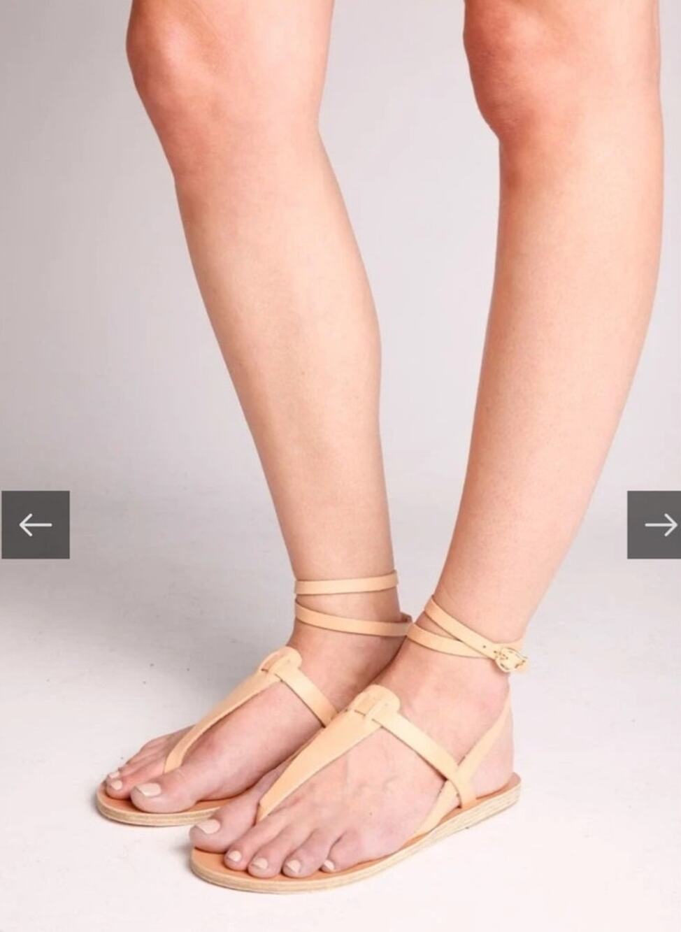 Ancient Greek Sandals Estia Cotto Brown Strappy Women’s SIZE 40 EU 9 US